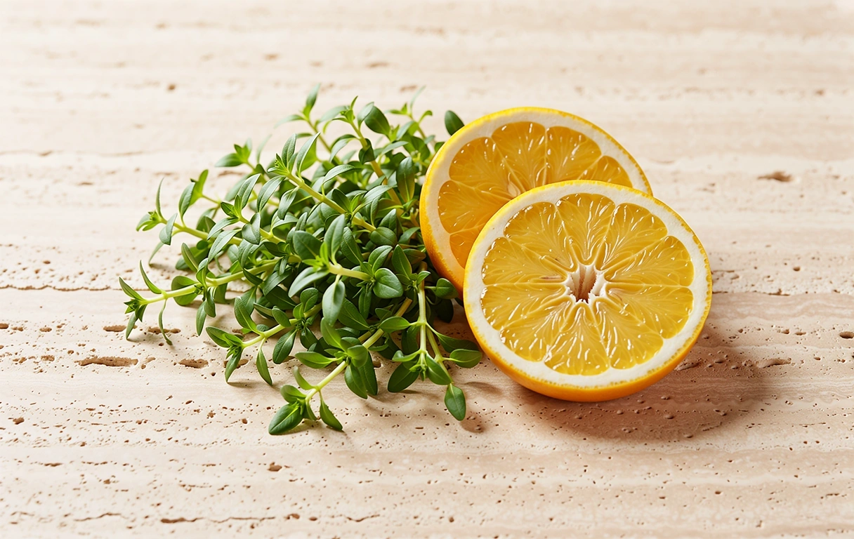 Dettaglio di ingredienti freschi