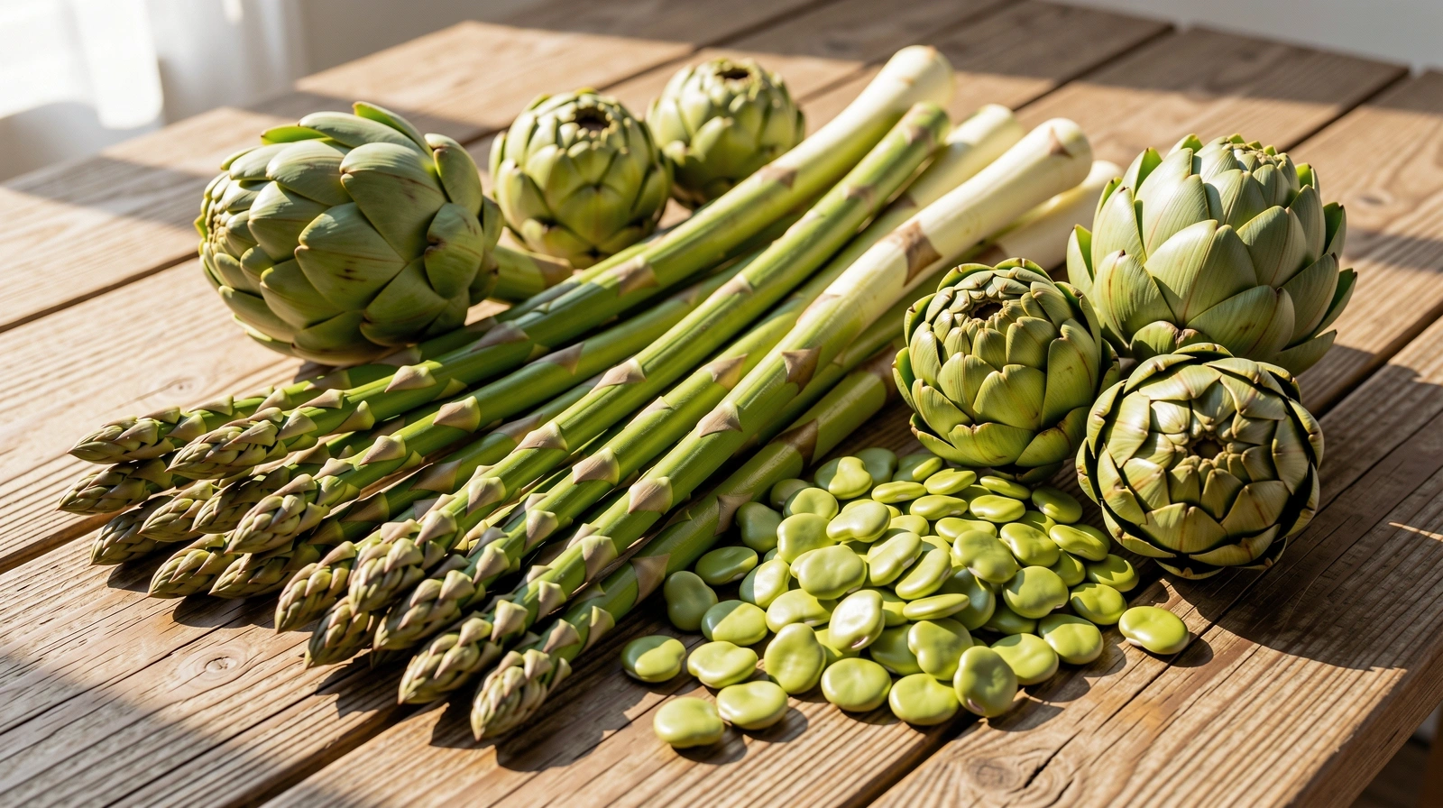 Verdure di stagione primaverile